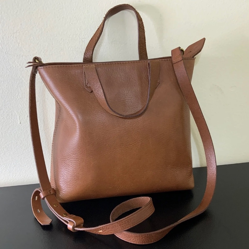 Madewell Zip Top Transport Tote Crossbody